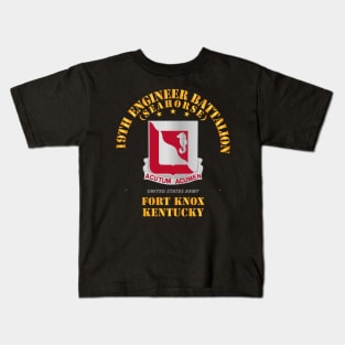 19th Engineer Battalion - Ft Knox KY Kids T-Shirt